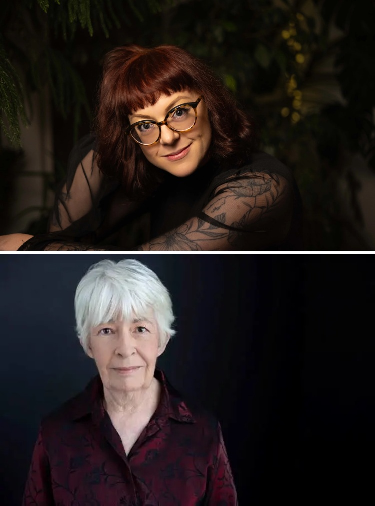 Foto van V.E. Schwab en Juliet Marillier